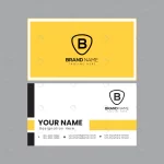 black yellow business card template professional b rnd246 frp30639906 - title:Home - اورچین فایل - format: - sku: - keywords:وکتور,موکاپ,افکت متنی,پروژه افترافکت p_id:63922