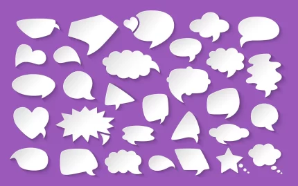 blank empty white paper speech bubbles cartoon se crc0723e024 size4.11mb - title:graphic home - اورچین فایل - format: - sku: - keywords: p_id:353984