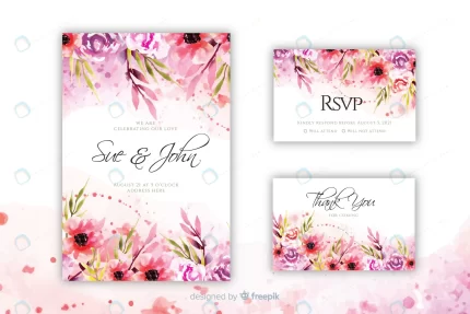 blooming floral wedding invitation template crc84997c0a size45.93mb - title:graphic home - اورچین فایل - format: - sku: - keywords: p_id:353984