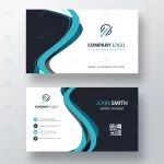 - blue abstract shape business card template crc4191c1f7 size0.95mb - Home