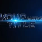 - blue movie trailer text effect - Home