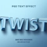 blue twist text effect - title:Home - اورچین فایل - format: - sku: - keywords:وکتور,موکاپ,افکت متنی,پروژه افترافکت p_id:63922