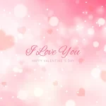 - blurred valentine s day background with message - Home