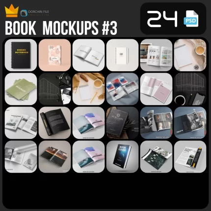 book mochup 2ccb - title:graphic home - اورچین فایل - format: - sku: - keywords: p_id:353984