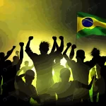 brazil soccer team fans celebrating world cup socc rnd288 frp34594752 - title:Home - اورچین فایل - format: - sku: - keywords:وکتور,موکاپ,افکت متنی,پروژه افترافکت p_id:63922