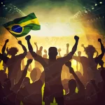 brazil soccer team fans celebrating world cup socc rnd700 frp34594767 - title:Home - اورچین فایل - format: - sku: - keywords:وکتور,موکاپ,افکت متنی,پروژه افترافکت p_id:63922