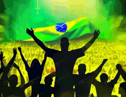 brazil soccer team fans celebrating world cup socc rnd887 frp34594791 - title:تاریخچه، معرفی و منابع فایل های استوک - اورچین فایل - format: - sku: - keywords:تاریخچه، معرفی و منابع فایل های استوک,فایل استوک,فایل های استوک,معرفی,منابع فایل های استوک p_id:347137