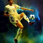 brazilian soccer player kicking ball rnd311 frp34594467 - title:Home - اورچین فایل - format: - sku: - keywords:وکتور,موکاپ,افکت متنی,پروژه افترافکت p_id:63922