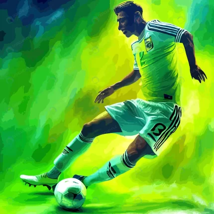 brazilian soccer player kicking ball rnd504 frp34594472 - title:graphic home - اورچین فایل - format: - sku: - keywords: p_id:353984