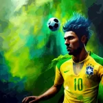 brazilian soccer player kicking ball rnd885 frp34594471 - title:Home - اورچین فایل - format: - sku: - keywords:وکتور,موکاپ,افکت متنی,پروژه افترافکت p_id:63922