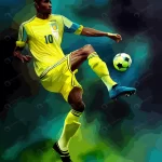 brazilian soccer player kicking ball rnd950 frp34594474 - title:Home - اورچین فایل - format: - sku: - keywords:وکتور,موکاپ,افکت متنی,پروژه افترافکت p_id:63922