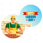 bricklayer happy labour day rnd818 frp18448369 - title:Home - اورچین فایل - format: - sku: - keywords:وکتور,موکاپ,افکت متنی,پروژه افترافکت p_id:63922