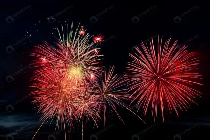 bright colored fireworks black background celebrat rnd971 frp20399073 - title:graphic home - اورچین فایل - format: - sku: - keywords: p_id:353984