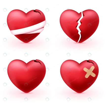 broken hearts set 3d realistic icons crcf743ffd7 size2.09mb - title:graphic home - اورچین فایل - format: - sku: - keywords: p_id:353984