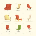 bundle chairs forniture house set icons illustrat crc5d506f00 size2.28mb - title:Home - اورچین فایل - format: - sku: - keywords:وکتور,موکاپ,افکت متنی,پروژه افترافکت p_id:63922