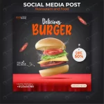 burger food banner template social media promotion rnd428 frp17201798 - title:Home - اورچین فایل - format: - sku: - keywords:وکتور,موکاپ,افکت متنی,پروژه افترافکت p_id:63922