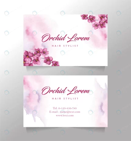 business card orchid flower template crc1e33ed3f size23.00mb - title:graphic home - اورچین فایل - format: - sku: - keywords: p_id:353984