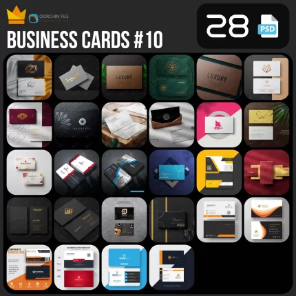 business cards 10ab - title:Home - اورچین فایل - format: - sku: - keywords:وکتور,موکاپ,افکت متنی,پروژه افترافکت p_id:63922
