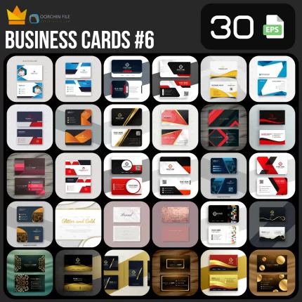 business cards eps 6ab - title:Home - اورچین فایل - format: - sku: - keywords:وکتور,موکاپ,افکت متنی,پروژه افترافکت p_id:63922