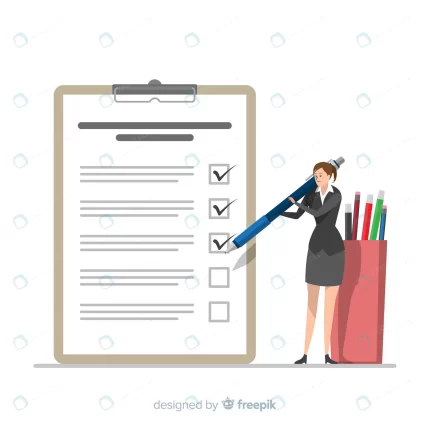 businesswoman checking giant check list backgroun crcc37b9748 size0.65mb 1 - title:graphic home - اورچین فایل - format: - sku: - keywords: p_id:353984