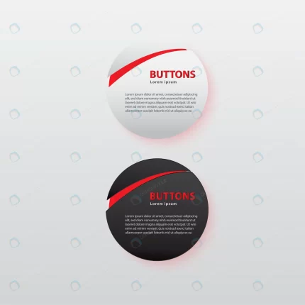 button premium glossy black white red crc2be6285f size1.93mb 1 - title:graphic home - اورچین فایل - format: - sku: - keywords: p_id:353984