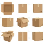 - cardboard boxes deliver craft packages front side rnd849 frp19982902 - Home
