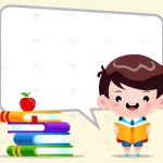 - cartoon cute boy student reading with big bubble crc90eb2407 size1mb 1 1 - Home