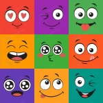 cartoon face expressions happy surprised faces doo rnd857 frp9079697 - title:Home - اورچین فایل - format: - sku: - keywords:وکتور,موکاپ,افکت متنی,پروژه افترافکت p_id:63922