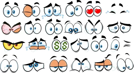 cartoon funny eyes vector collection set isolated rnd608 frp20222412 - title:graphic home - اورچین فایل - format: - sku: - keywords: p_id:353984