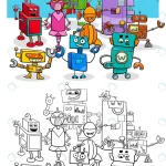 cartoon robots fantasy characters coloring book p crc5746c0fc size5.26mb - title:Home - اورچین فایل - format: - sku: - keywords:وکتور,موکاپ,افکت متنی,پروژه افترافکت p_id:63922