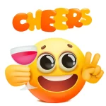 cheers emoticon card with yellow emoji cartoon ch crc7897910f size8.61mb - title:Home - اورچین فایل - format: - sku: - keywords:وکتور,موکاپ,افکت متنی,پروژه افترافکت p_id:63922