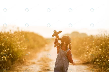 child with toy airplane nature sunset crc820c3053 size12.95mb 5472x3648 - title:graphic home - اورچین فایل - format: - sku: - keywords: p_id:353984