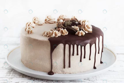 chocolate cake with fudge drizzled icing curls crc6634b3c3 size5.97mb 5184x3456 - title:graphic home - اورچین فایل - format: - sku: - keywords: p_id:353984