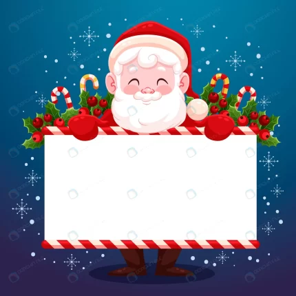 christmas character holding blank banner crcd5564381 size2.48mb - title:graphic home - اورچین فایل - format: - sku: - keywords: p_id:353984