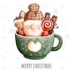 christmas gnome mug watercolor greeting card crc6fee39cf size13.59mb - title:Home - اورچین فایل - format: - sku: - keywords:وکتور,موکاپ,افکت متنی,پروژه افترافکت p_id:63922