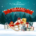 christmas holiday background with presents sleigh crc612862d8 size12.76mb - title:Home - اورچین فایل - format: - sku: - keywords:وکتور,موکاپ,افکت متنی,پروژه افترافکت p_id:63922