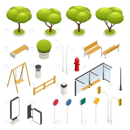 city map elements constructor isometric icon set crc8eaefd83 size2.91mb - title:graphic home - اورچین فایل - format: - sku: - keywords: p_id:353984
