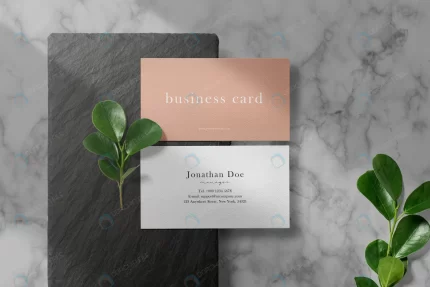 clean minimal business card mockup black stone wit rnd568 frp17022590 - title:graphic home - اورچین فایل - format: - sku: - keywords: p_id:353984