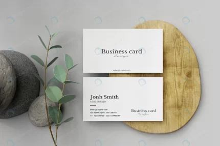 clean minimal business card mockup wood small plat rnd116 frp17484472 - title:graphic home - اورچین فایل - format: - sku: - keywords: p_id:353984