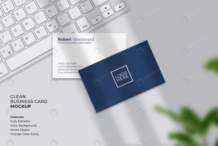 clean modern business card mockup rnd661 frp10081095 - title:graphic home - اورچین فایل - format: - sku: - keywords: p_id:353984