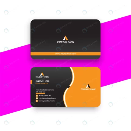 clean style modern business card design template rnd831 frp27235726 - title:graphic home - اورچین فایل - format: - sku: - keywords: p_id:353984