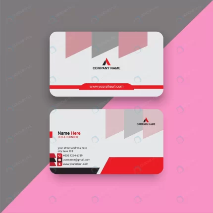 clean style modern business card design template. crc65e759f2 size2.27mb - title:graphic home - اورچین فایل - format: - sku: - keywords: p_id:353984
