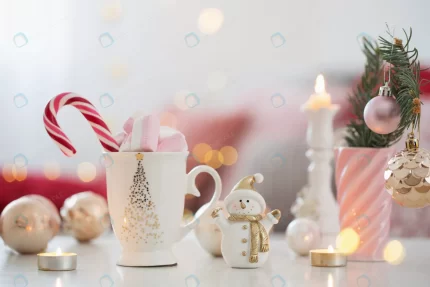 cocoa with marshmallow christmas decor pink gold crc98cdff22 size5.49mb 5259x3506 - title:graphic home - اورچین فایل - format: - sku: - keywords: p_id:353984