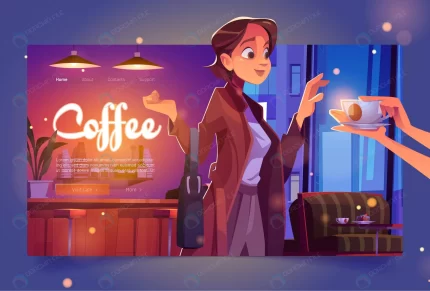 coffee banner with woman cafe crc02796efb size13.64mb - title:graphic home - اورچین فایل - format: - sku: - keywords: p_id:353984