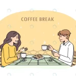 - coffee break conversation concept positive couple crc81bc2ce4 size2.53mb - Home