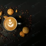 coffee latte with cookies coffiee beans crce79728d0 size4mb 5760x3840 - title:Home - اورچین فایل - format: - sku: - keywords:وکتور,موکاپ,افکت متنی,پروژه افترافکت p_id:63922