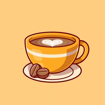 coffee love foam with beans cartoon icon illustra crc6a12bb38 size0.92mb - title:graphic home - اورچین فایل - format: - sku: - keywords: p_id:353984