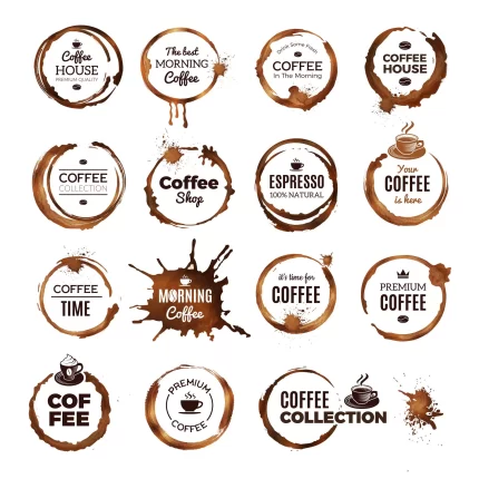 coffee rings badges labels with dirty circles fro crced5b82dc size8.13mb - title:graphic home - اورچین فایل - format: - sku: - keywords: p_id:353984