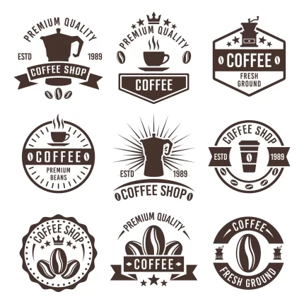 coffee shop set monochrome labels badges emblems crc11d83a8a size2.40mb - title:graphic home - اورچین فایل - format: - sku: - keywords: p_id:353984