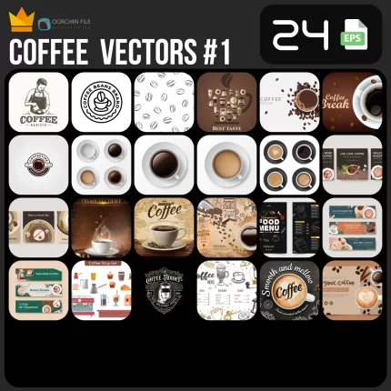 coffee vectors 1b - title:graphic home - اورچین فایل - format: - sku: - keywords: p_id:353984